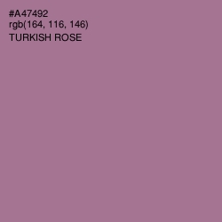 #A47492 - Turkish Rose Color Image
